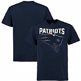 New England Patriots Majestic Empty Backfield WEM T-Shirt - Navy Blue